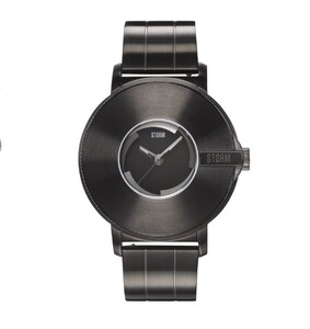 英伦风暴storm 47463/sl黑不锈钢绅士男士风暴相机v6板岩手表腕表