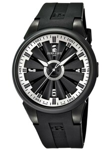 伯特莱perrelet a1047/9 turbine银黑色涡轮自动精钢男士手表腕表