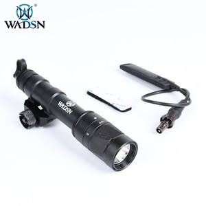 WADSN沃德森M600W战术强光频闪LED手电筒流明爆闪黑夜铝合金20mm