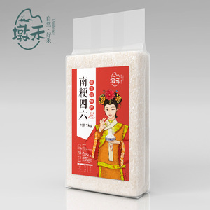 墩禾㊙️南粳46正宗苏北大米软香米粳米2019新米农家1kg2斤小包