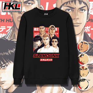 潮牌蔡徐坤同款灌篮高手联名卫衣男樱木花道流川枫三井寿动漫衣服