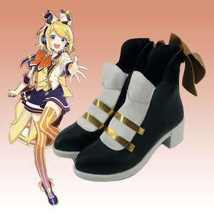 虚拟歌手十周年镜音铃cos鞋cosplay鞋定制二次元动漫展订做演出鞋