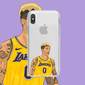 湖人队kuzma库兹马周边适用于iphone13promaxr苹果12透明6s手机壳