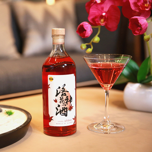 桔右金洛神花酒女士低度甜酒12度450ml女生果酒糯米酒原味红桃k酒