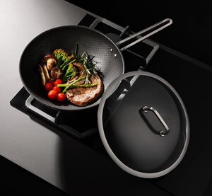 双立人 zw-c150 双立人不锈钢蜂巢中式炒锅 内直径30cm