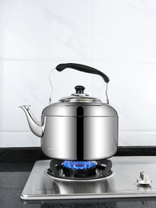 3o4不锈钢鸣笛烧水壶球形壶家用烧水天然气炉子煤气燃气灶上用的