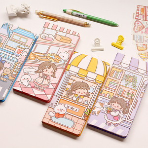 高颜值日记本手帐本ins风日程打卡本小丸酱新款儿童女生可爱笔记本子