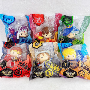 麦当劳全职高手q版人物一枪穿云玩具公仔麦乐卡卡通头像纪念卡片