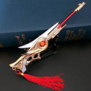 王者周边武器模型玩具百里守约朱雀志枪金属摆件铠青龙志刀魔化版