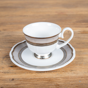 莱瑞福家瓷欧式骨瓷咖啡杯英式咖啡杯碟套装简约下午茶花茶杯带勺