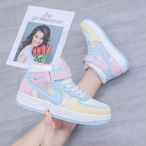 e1nike0yundng女鞋夏款32 33 34小码勾勾网面运动鞋女aj板鞋轻便