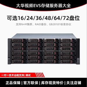 现货大华存储服务器网络视频高清监控管理平台EVS5024磁盘阵列