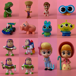 日版散货 q版玩具总动员 胡迪翠丝抱抱龙牧羊女公仔摆件模型