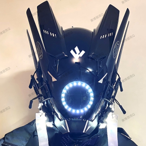 面具头盔科技感电子面具科技风未来战士充电机械面具跳意百货店399