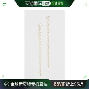 香港直邮潮奢 MIZUKI 女士14k 线形珍珠耳环
