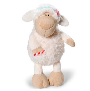 毛绒玩具白羊小绵羊公仔发带棒棒糖果羊张艺兴同款羊多利家居玩偶
