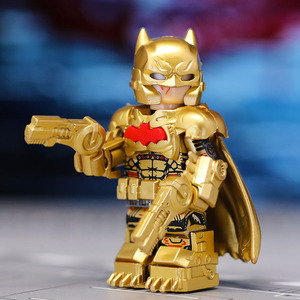 正义联盟DC蝙蝠侠阿卡姆起源重型热能装甲适用于乐高男孩积木玩具