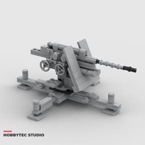 lego 乐高 ww2 德国 88mm高射炮 防空炮 pdf 设计图纸「非玩具」