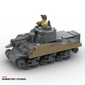 lego 乐高 二战 美国 m4a2 谢尔曼 坦克 pdf 搭建图纸「非玩具」