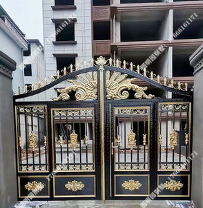 大门别墅对开门农村不锈钢