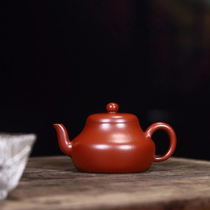 宜兴紫砂壶名家秦巡全手工君德原矿朱泥,正宗小品紫砂茶壶单壶.