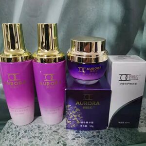 奥若拉蜗牛系列套装水乳精华霜补水锁水保湿紧致抗皱滋养正品