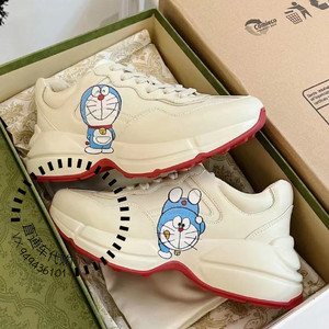 欧洲正品代购 gucci/古奇 21早春新款 哆拉a梦老爹鞋