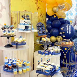 50哈利 波特十周岁生日派对布置男孩甜品台装饰蛋糕插牌定制气球链