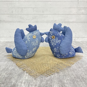 原创diy手工娃娃生肖鸡材料包手缝布艺玩偶12生肖免裁 布偶摆设