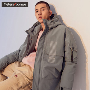 美特斯邦威外套newear美斯特邦威羽绒服男工装美邦美克斯邦631402