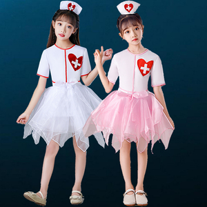 儿童角色职业扮演服装幼儿园医生护士工作服女童小学生制服演出服