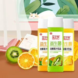 椰泰艾尔牧益生菌发酵果汁饮品鲜橙芒果奇异果汁380ml/瓶果味饮料