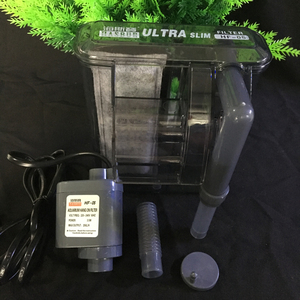 海斯宝hf-05hf-06hf-07鱼缸瀑布挂式过滤器静音水族箱循环加氧泵
