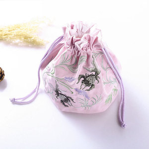 汉服包包腰包古风新款金鱼水草小包可爱小方包古代腰包