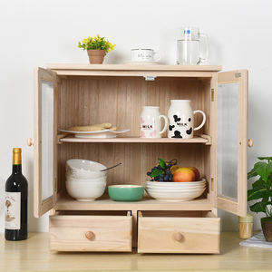 厨房菜柜家用透气实木