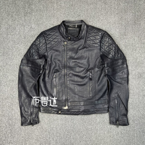 正品现货 diesel/迪赛 lichant jacket 意大利产黑金系列羊皮皮衣