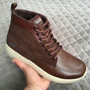 skechers斯凯奇男鞋 冬季加绒防水棉鞋雪地靴运动休闲鞋短靴54302