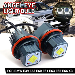 80WLED天使眼灯泡适用宝马E39 E53 E60 E61 E65 E66 E87 X3 M5 X5