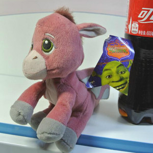 外贸原单正版怪物史瑞克shrek中火龙和驴的宝宝毛绒公仔玩具礼物
