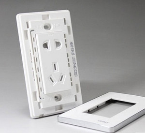 大江电工120型开关插座 10a二三插 五孔插座 5孔长方形面板120*70