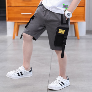 新款牧童鞋服装男童夏装五分短裤2020新款中大童外穿七分裤儿童夏