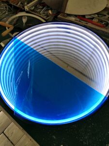 半透镜单面镜制作汽车顶灯千层镜的镜面亚克力板无限延伸镜子材料