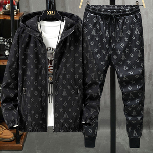 尚古驰正休闲套装男士春秋青年春秋款夹克外套男长裤 levЕlvЕ