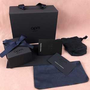 热门首饰盒apm首饰包装盒子新款刺绣盒耳钉盒项链盒手链盒收纳盒