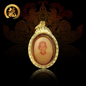 泰吉宝藏泰国佛牌正品 吴锦溪仙一期locket瓷面自身 泰历2513