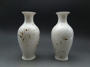 70年代山东硅院 淄博硅酸盐研究所 山东硅酸盐研究院彩斑瓶