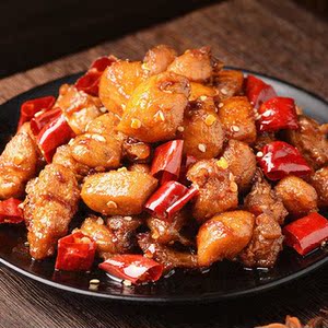 冷吃兔自贡川味兔肉成都重庆美食网红麻辣兔丁四川特产小吃零食