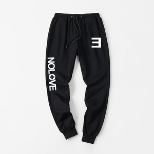 阿姆eminem艾米纳姆反e嘻哈 说唱卫裤长裤子小脚束腿男女装运动