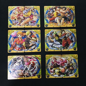 卡动海贼王第二弹收藏卡 闪卡 拼图卡 cp 卡牌 路飞艾斯索隆山治