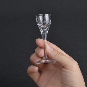 白酒杯1两白酒杯小号5ml10ml毫升六只装水晶玻璃杯家用烈酒小酒杯